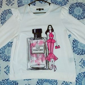 Love+Lace Paris Perfume Sweater
